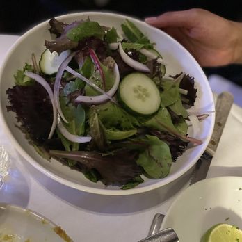 Shiraz Kitchen & Wine Bar - Salad with the salmon - Persian/Iranian Near Me - White Plains, New York Shiraz Kitchen & Wine Bar - Salad with the salmon - Persian/Iranian Near Me - White Plains, New York