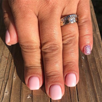 The Natural Nail Salon - Bio 68 French Rose and Evo Pauline - Nail Salons Near Me - Hayward, California