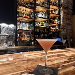Prime Steakhouse & Whiskey Bar - French martini. Amazing bar ambience.