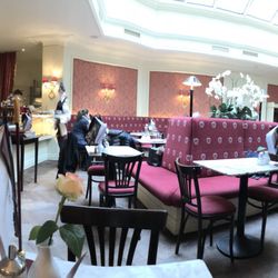Sacher Café Graz - Inside of café-restaurant in early March 2018. Non smoking section.