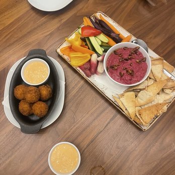 Open Palette - Beet hummus - New American Near Me - Dallas, Texas Open Palette - Beet hummus - New American Near Me - Dallas, Texas