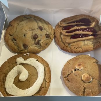 Munster Cravings - Chocolate chip, churro cinnamon roll, sweet potato and peanut butter and jelly cookies. - Desserts Near Me - Atlanta , Georgia