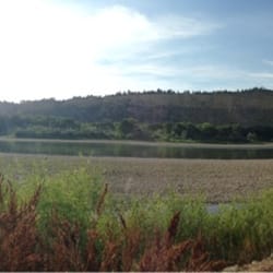 Coulson Public Park - Panoramic of the Yellowstone River & Sacrifice Cliffs