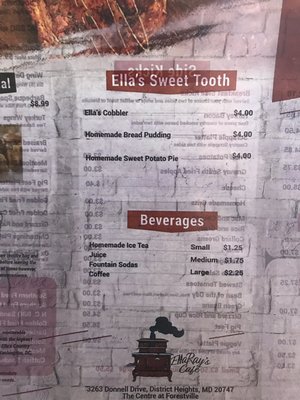 Menu photo 5 EllaRay's Cafe Forestville, MD Menu photo 5 EllaRay's Cafe Forestville, MD