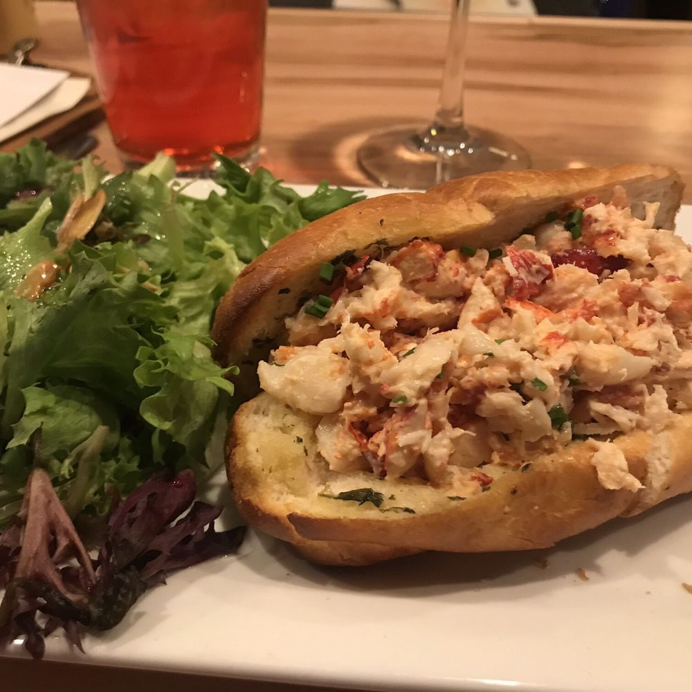 Tavern at the Sun Inn - Lobster roll here is called a peasant roll. Yum. - Bars Near Me - Bethlehem, Pennsylvania