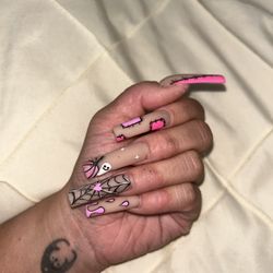 T L Nails - Square Acrylic Nails
