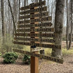 The Hart County Botanical Garden - Sign