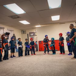 American Kenpo Karate - Kids sparring class at American Kenpo Karate.