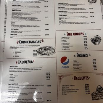 Lola's Mexican Restaurant - 2026 menu 2 - Mexican Near Me - Cedarville, Ohio Lola's Mexican Restaurant - 2026 menu 2 - Mexican Near Me - Cedarville, Ohio