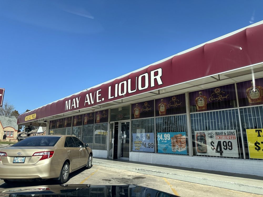 May Avenue Liquor Store Logo