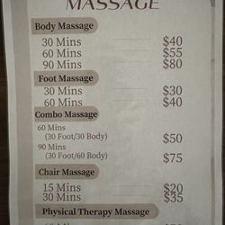 Sure Foot Massage - Price