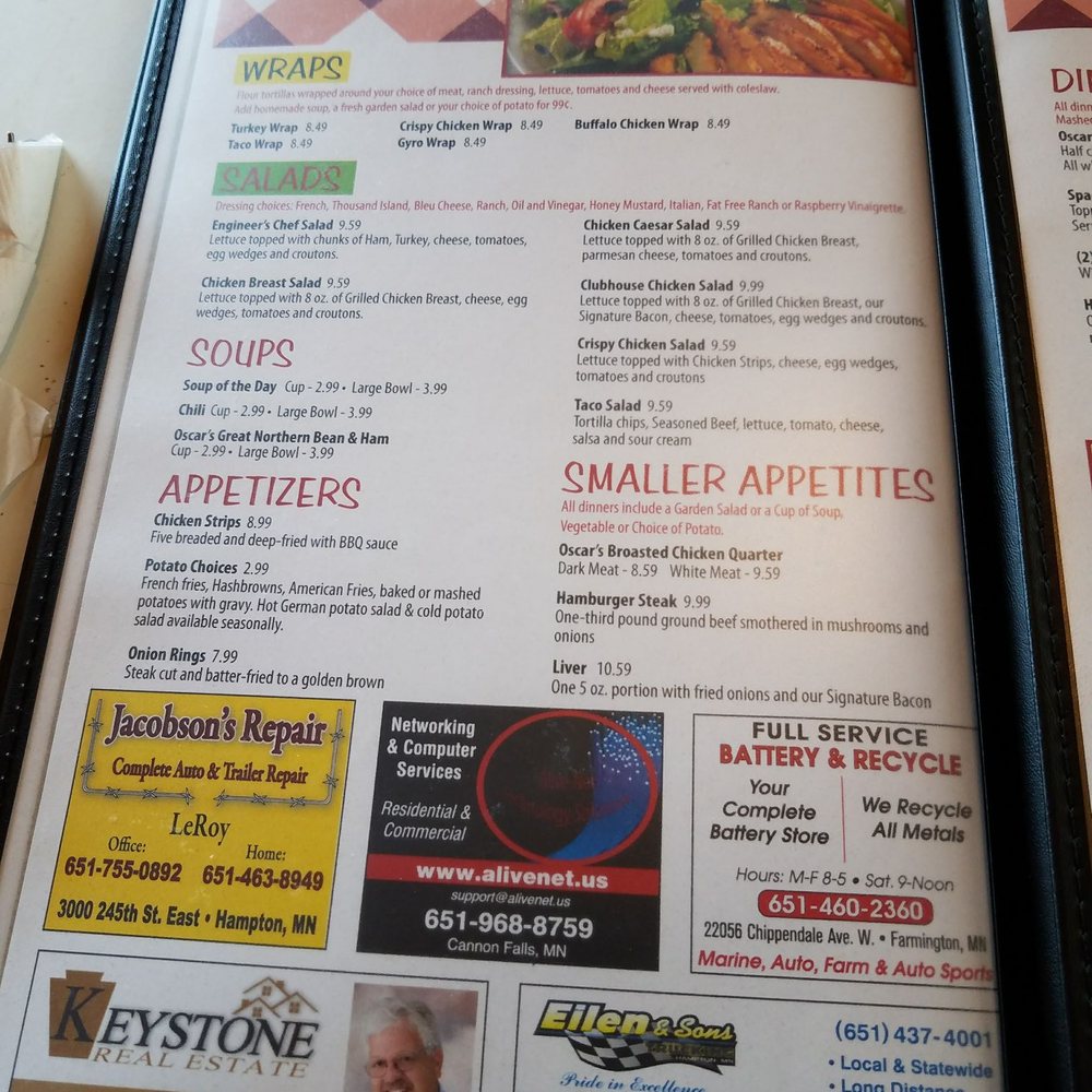 Little Oscar's Restaurant - American Near Me - Hampton, Minnesota Little Oscar's Restaurant - American Near Me - Hampton, Minnesota