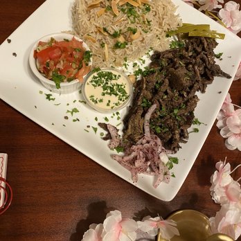 Jafra Mediterranean Restaurant - Beef Schwarma, excellent. The beef was absolutely gorgeous and not dry at all. - Mediterranean Near Me - St. Peters, Missouri Jafra Mediterranean Restaurant - Beef Schwarma, excellent. The beef was absolutely gorgeous and not dry at all. - Mediterranean Near Me - St. Peters, Missouri
