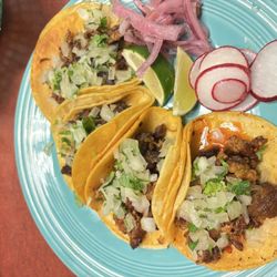 King Tacos N More - Steak and pork tacos