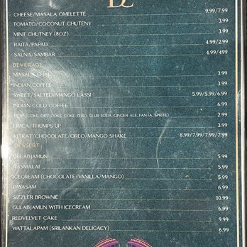 Dosa n Chutney - Menu page 6 - Indian Near Me - Vancouver, British Columbia Dosa n Chutney - Menu page 6 - Indian Near Me - Vancouver, British Columbia