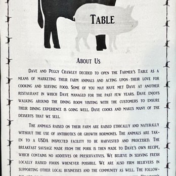 The Farmer’s Table - a cow with a halt - Breakfast & Brunch Near Me - Blossburg, Pennsylvania