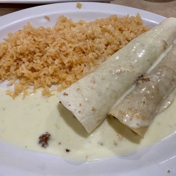 Dos Amigos - Enchilada, Burrito, rice, and cheese lunch special - Mexican Near Me - Lenoir, North Carolina