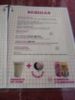 Menu photo 8 Divina Colombian Café Sacramento, CA