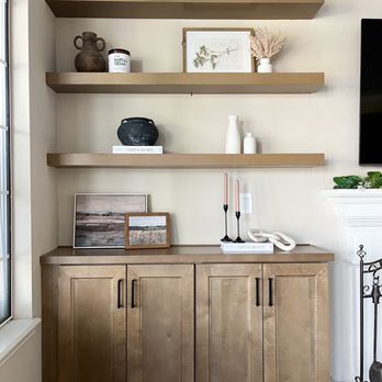 Munoz Woodworks - Left side of entertainment center. - Cabinetry Near Me - Temecula, California Munoz Woodworks - Left side of entertainment center. - Cabinetry Near Me - Temecula, California