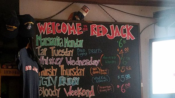 Menu photo 1 The Red Jack Saloon San Francisco, CA Menu photo 1 The Red Jack Saloon San Francisco, CA