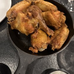 Crispy delicious fried wings.
