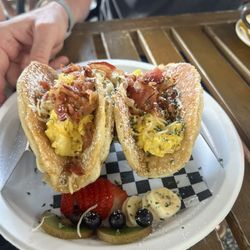 Blessed Morning - Breakfast pancake tacos