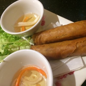 Pho La Jolla - Egg rolls less one.... Couldn't wait! - Vietnamese Near Me - La Jolla, California Pho La Jolla - Egg rolls less one.... Couldn't wait! - Vietnamese Near Me - La Jolla, California