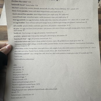 Plow - Menu - Breakfast & Brunch Near Me - San Francisco, California Plow - Menu - Breakfast & Brunch Near Me - San Francisco, California