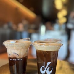DO Coffee - Cold brew w/Guava cold foam & Yuzu Cold drip