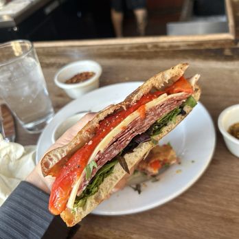 Pizzeria Bianco - Salami provolone sandwich, served until 4pm - Pizza Near Me - Phoenix, Arizona Pizzeria Bianco - Salami provolone sandwich, served until 4pm - Pizza Near Me - Phoenix, Arizona