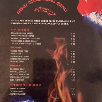 Havana Restaurant - Menu 7/2024 - Cuban Near Me - Albuquerque, New Mexico