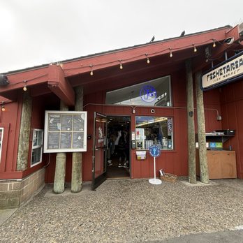 Fishetarian Fish Market - Entrance to the inside ordering/pick up - Seafood Near Me - Bodega Bay, California