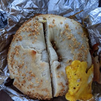 Old Town Bagel - BEC sandwich on a garlic bagel - Bagels Near Me - Swedesboro, New Jersey Old Town Bagel - BEC sandwich on a garlic bagel - Bagels Near Me - Swedesboro, New Jersey