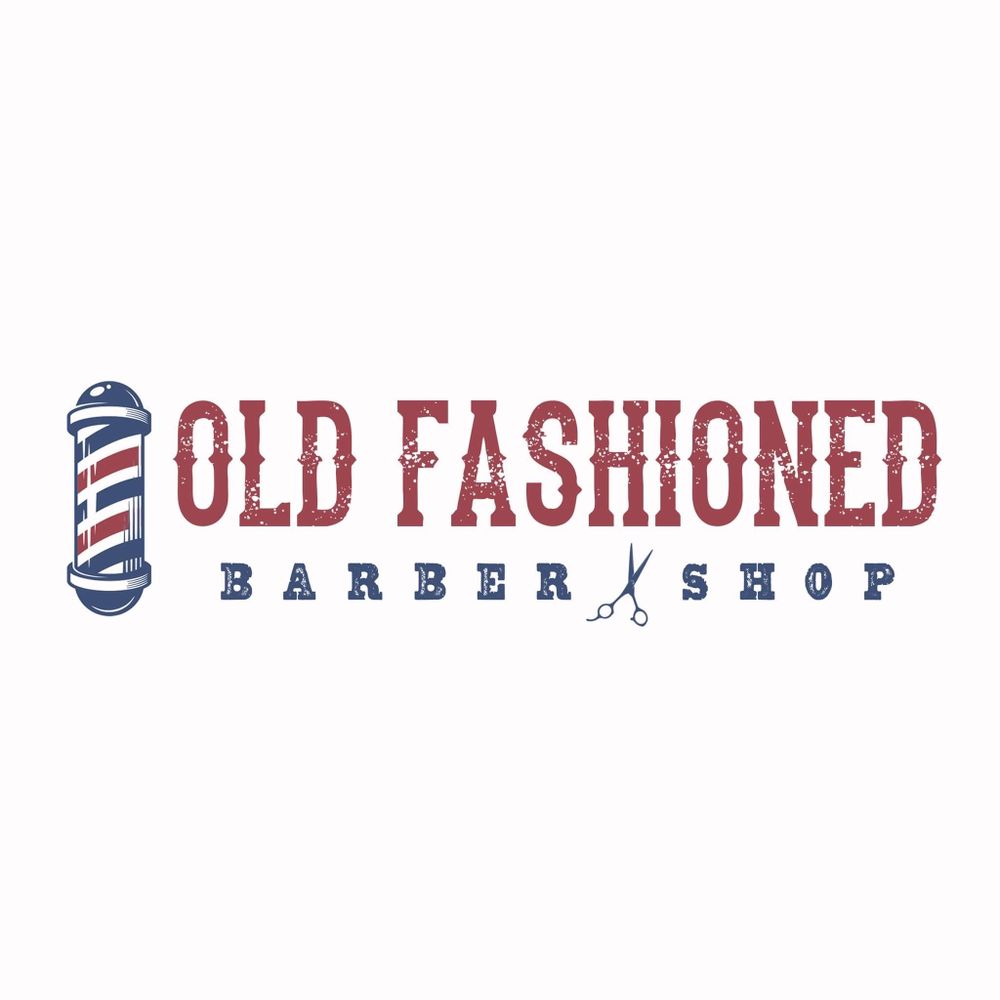 Old Fashioned Barber Shop Logo