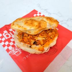 Bingz Crispy Burger - Butter Chicken Burger