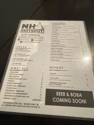Menu photo 8 NHA Hotspot San Jose, CA Menu photo 8 NHA Hotspot San Jose, CA