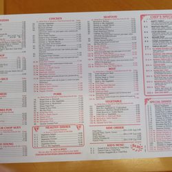 Dragon House Chinese Restaurant - Menu 2/2  - Dec 2025