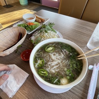 Bone & Broth - Filet mignon pho and egg rolls. - Vietnamese Near Me - Ontario, California