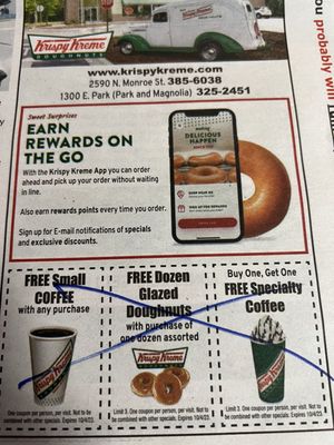 Menu photo 1 Krispy Kreme Tallahassee, FL