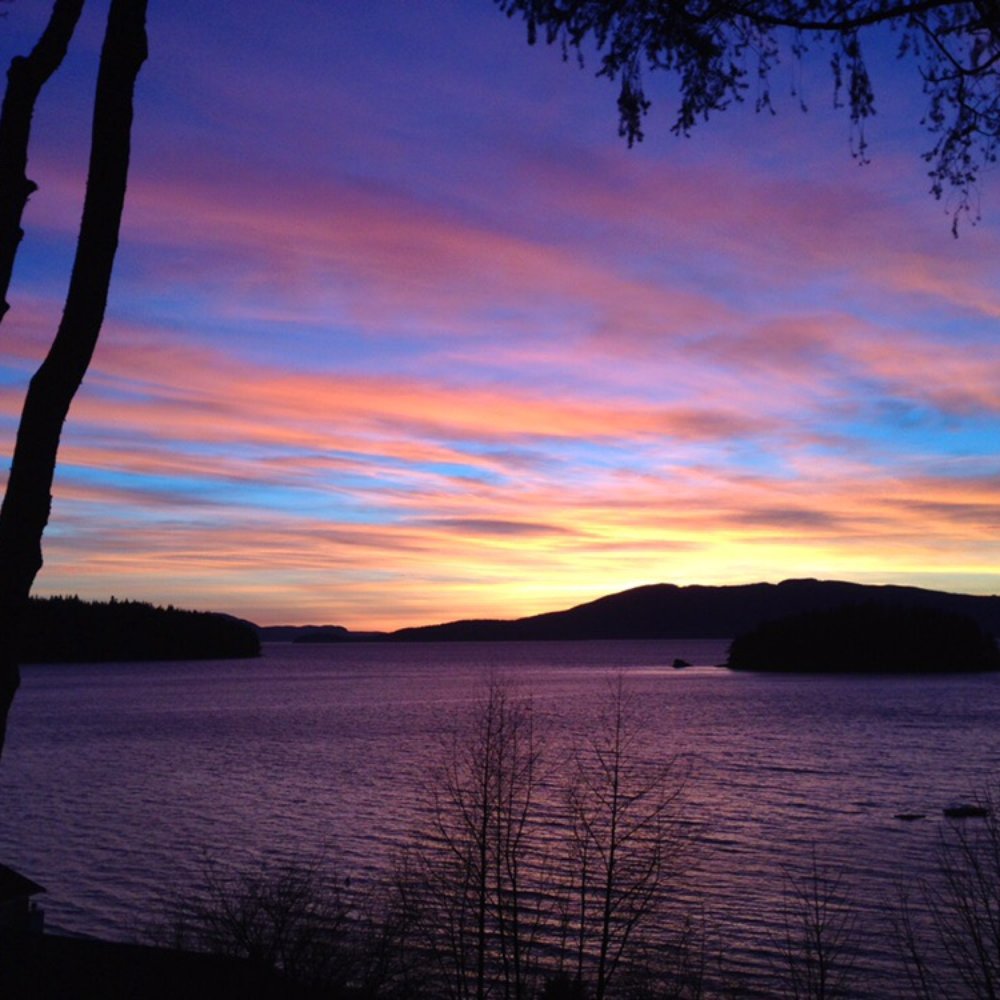 Chuckanut Drive - Sunset on Feb 16th, 2015. - Hotels & Travel Near Me - Bellingham, Washington Chuckanut Drive - Sunset on Feb 16th, 2015. - Hotels & Travel Near Me - Bellingham, Washington