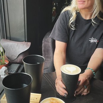 Memento Mori Cafe - Caramel Popcorn Oat Milk Latte XO - Themed Cafes Near Me - Portland, Oregon Memento Mori Cafe - Caramel Popcorn Oat Milk Latte XO - Themed Cafes Near Me - Portland, Oregon