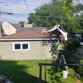 Green Power Works - Out with the old to make room for a new garage. - General Contractors Near Me - Chicago, Illinois