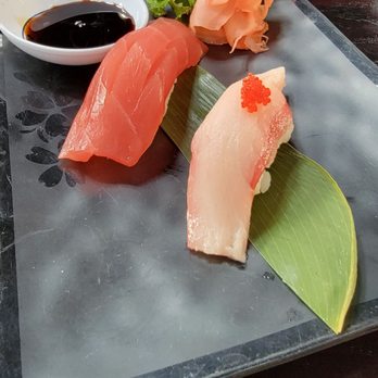Pat’s Thai Shabu - Two types tuna nigiri. - Thai Near Me - Stanwood, Washington