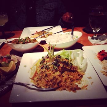 Monsoon Eclectic Modern Indian - Coconut rice, mixed grill and goat palak. - Indian Near Me - Hampton, Virginia Monsoon Eclectic Modern Indian - Coconut rice, mixed grill and goat palak. - Indian Near Me - Hampton, Virginia