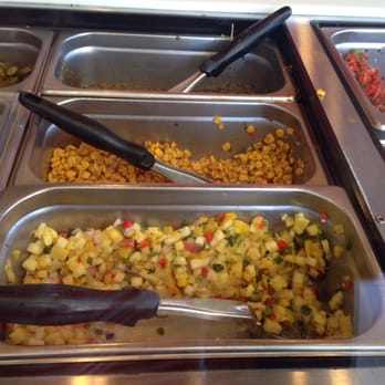 Chorizo Fresh Mex - Corn salsa and mango salsa, yummm - Mexican Near Me - Burlington, Ontario