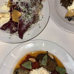 Atte. Pizzería Napoletana - Strattella and Eggplant apps