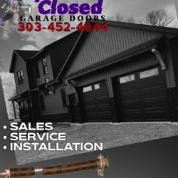 Open & Closed Garage Doors