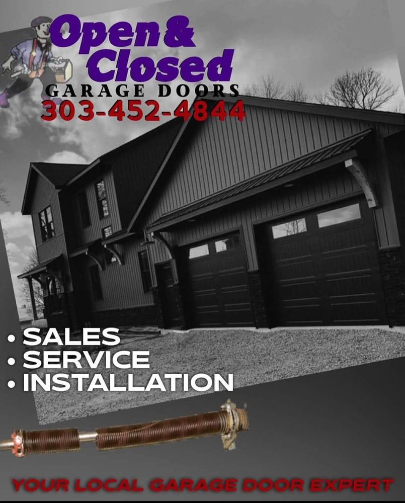 Open & Closed Garage Doors - Garage Door Contractor in Eastlake, CO
