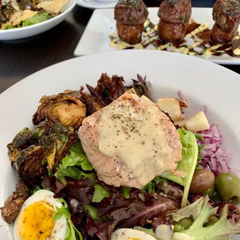 Back Bistro - Salmon Caeser - New American Near Me - Folsom, California