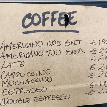 The Yard Cafe - Coffee Menu - Italian Near Me - Miltown Malbay, CE The Yard Cafe - Coffee Menu - Italian Near Me - Miltown Malbay, CE